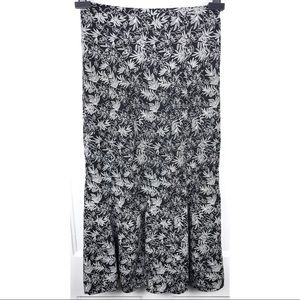 VINTAGE Christopher & Banks : size 4 : lightweight floral summer Y2K maxi skirt